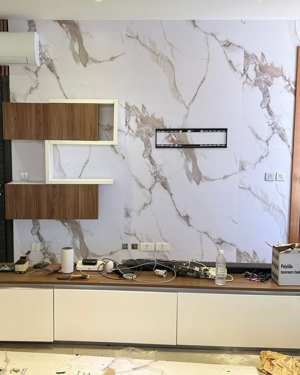 Marble alternative PVC wall panels